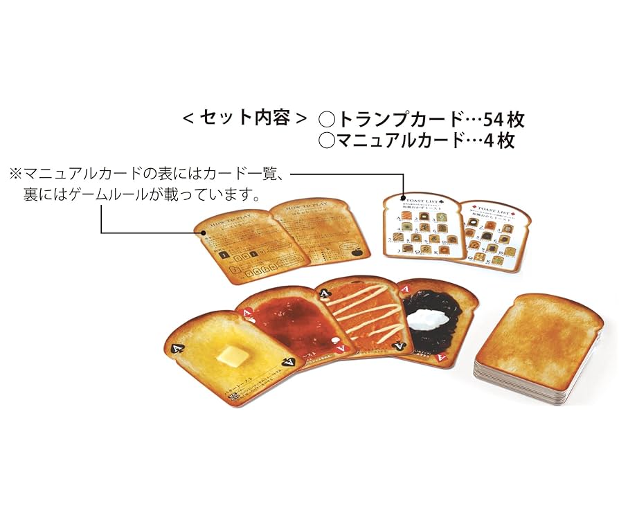 トランプ等雑貨まとめうり Amazon.co.jp: アイアップ リアルトランプシリーズ NEWトースト